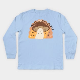 Holy SHIITake! Kids Long Sleeve T-Shirt